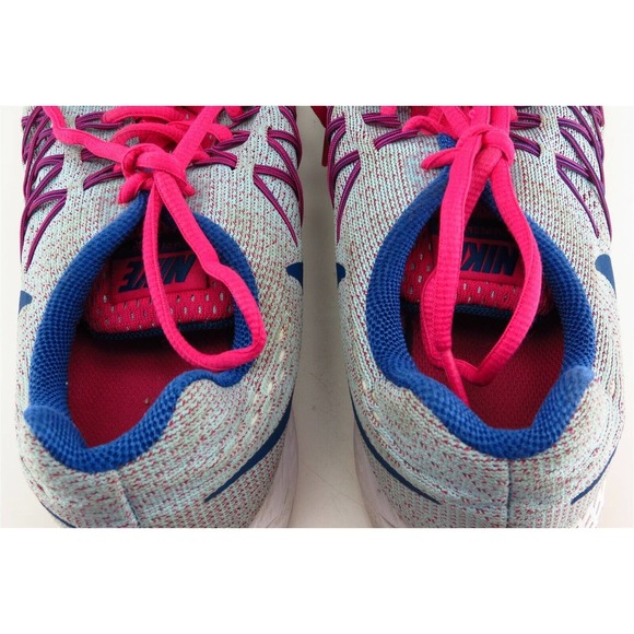 Nike Zoom Pegasus 32 Girls Shoes Size 6 M Gray Running Fabric - Picture 5 of 7